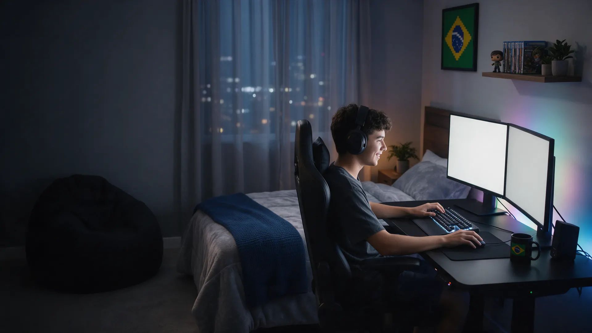 Jogue sem lag e com ping baixo, com internet fibra da GODNET em Sacomã